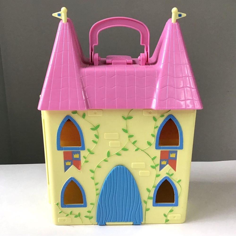 Peppa Pig Princess Castle Folding Dollhouse Playset Figures Tables Vintage 2003 - Picture 3 of 14